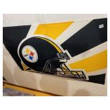 STEELER HELMET FLAG