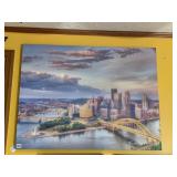 CANVAS PITTSBURGH THE POINT SCENE 30 X 40