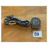 DRAGON ON MOTORCYCLE POCKETKNIFE, TOYOTA MARIO