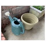 WATERING CAN AND PLANTER