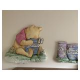 LARGE WINNIE THE POOH WALL HANGER