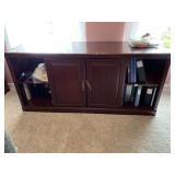 TV STAND 30" X 65.5" 20.5" SOME SCRATCHES, MODERN