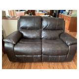 FLEX-STEEL ELECTRIC DUAL RECLINING DARK BROWN