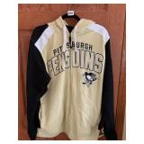 SPORTS BY CARL BANKS 2 XL PITTSBURGH PENGUINS ZIP