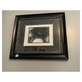 EIFFEL TOWER FRAMED PICTURE, 22" X 25"