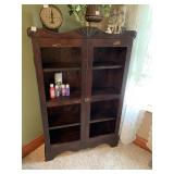 ANTIQUE BOOKSHELF 49" H X 32" W X 9" D
