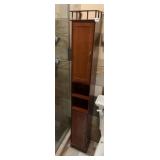 BATHROOM ORGANIZER W/ DOOR 65" H X 8.5" W X 9"