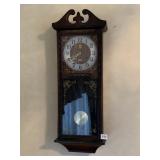 HERITAGE ORIGINAL 31 DAY WALL CLOCK WITH KEY 30"