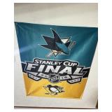 PENGUINS COMMEMORATIVE BANNER 38 X 28