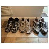 NIKE ATHLETIC SHOES 3 PAIRS