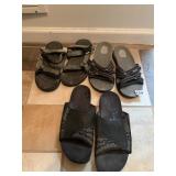 THREE PAIRS OF SANDALS