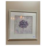 ROSE FRAMED PRINT BY SHARI WHITE 18" X 18"