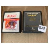 ATARI BREADOUT CX2622 & ATARI 2600 FOOTBALL
