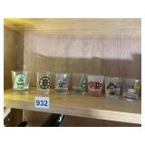 ASSORTED SHOT GLASSES, INDIANAPOLIS, MINNESOTA,