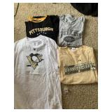 PITTSBURGH PENGUIN 4 SHIRTS XL