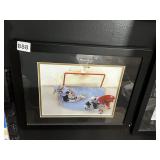 GOALIE SCENE WITH FLYERS & PENGUINS 13 X 16