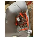 DOG RESTRAINTS, RUNS IN TOTE