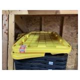 TWO CONTRACTOR TOTES PAIR WITH LIDS