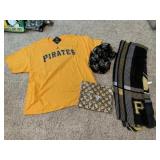 PIRATES NEW 3 XL SHIRT, STEELER AND PIRATES