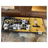 STEELERS CLOCK JERSEYS THROUGH THE YEARS