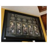 91-92 STANLEY CUP CHAMPIONS FRAMED LEMIEUX & JAGR