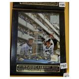 STANLEY CUP CHAMPIONS 2009 FLEURY AND CROSBY ON