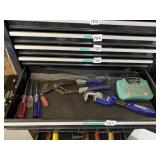 PIPE WRENCH, LABELER, SCREW DRIVERS