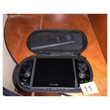 SONY PS VITA HANDHELD GAME SYSTEM IN CASE W/8