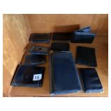 COACH, BUXTON AND OTHER LEATHER WALLETS, LEATHER