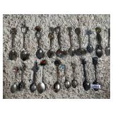 19 SOUVENIR SPOONS