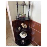 CORNER STAND 50" H X 20" W X 14.5" D