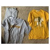 THREE SHORT SLEEVE PIRATES T SHIRTS XL