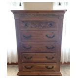 CHEST OF DRAWERS 57.5" H X 40" W X 19" D IRON