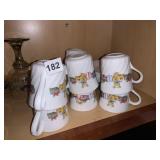 CORNING MUGS W/ BEARS AND TOYS 8 AND 8 8 CORRELL