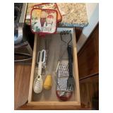 GRATER, THERMOMETER, POTATO MASHER, ETC.