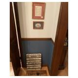 WOOD SIGN, I HEART APPLE PIE, VERSES FRAMED