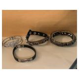 BRACELETS W/ ASSORTED STONES