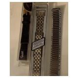 WATCH BANDS ONE NEW IN PACKAGE