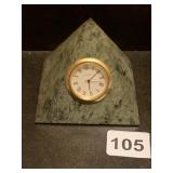 MARBLE LEEMAN QUARTZ CLOCK