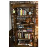 WOOD 5 SHELF BOOKCASE 34" WX 43" X 75"