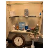BATTERY CLOCK, BUD VASE, SCISSORS
