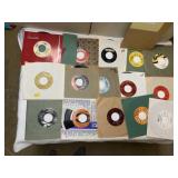 45 RECORDS WITH JACKET COVERS MUSIC STYLE ON