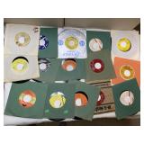 45 RECORDS WITH JACKET COVERS MUSIC STYLE ON