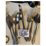 FLATWARE STAINLESS SEE PHOTO FOR QUANTITY