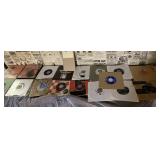 45 RECORDS WITH JACKET COVERS MUSIC STYLE ON