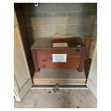 WOOD STORAGE BOX