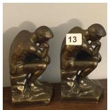 BOOK END THE THINKER 7" H