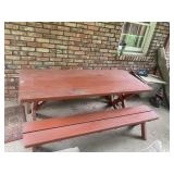 PICNIC TABLE W/ 2 BENCHES