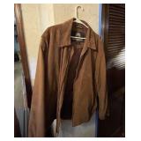 WEATHERPROOF LEATHER JACKET, JERRY BLUE COAT