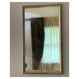 MIRROR 30" X 18" GOLD FRAME